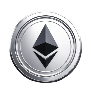 Componente visual animado referente à criptomoeda Ethereum ETH